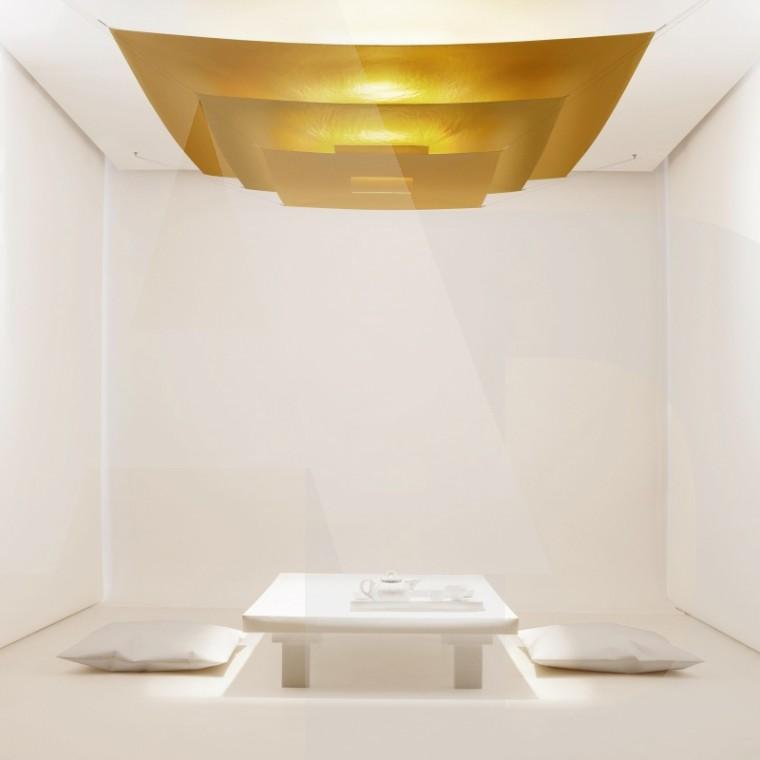 Foto Ingo Maurer - Luxury Pure - Lámpara de techo - dorado