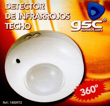 Foto Interruptor Detector De Movimiento De Techo 360º 1200w