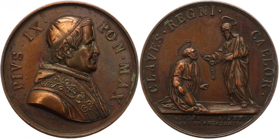 Foto Italien-Kirchenstaat Bronzemedaille 1846-1878