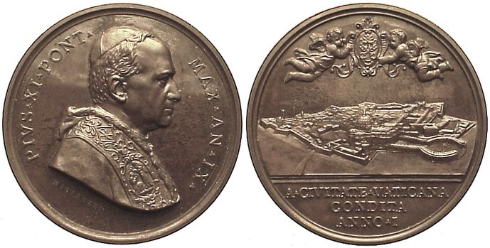Foto Italien-Kirchenstaat Bronzemedaille 1930