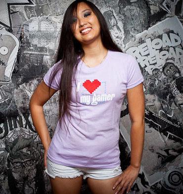 Foto J!Nx Classics Camiseta Chica I Love My Gamer Talla Xl