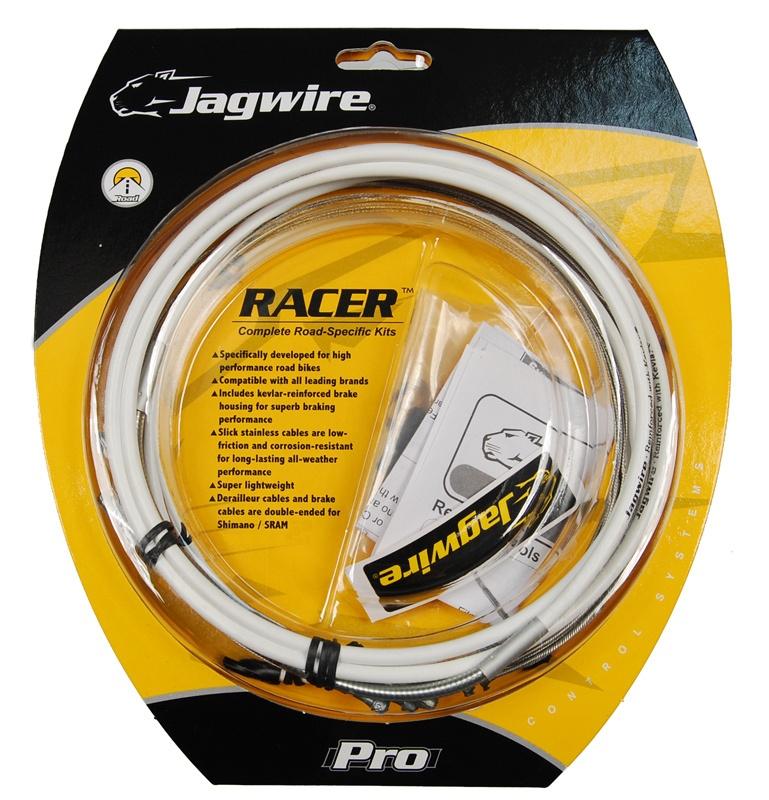 Foto JAGWIRE Kit RACER Completo cable y funda para frenos y cambio Blanco