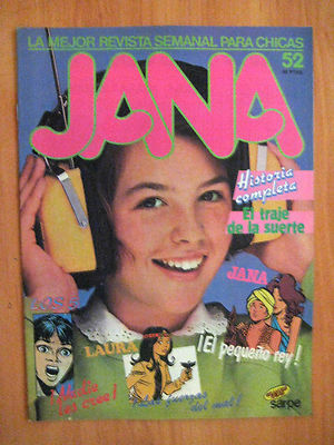 Foto Jana - Nº: 52 - Año: 1983  - Sarpe - Comic Femenino