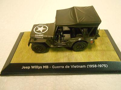 Foto Jeep Willys Mb, Guerra De Vietnam, Salvat/ Norev, 1/43