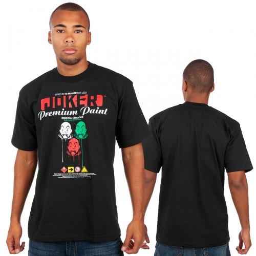 Foto Joker Clown Paint camiseta negra talla S