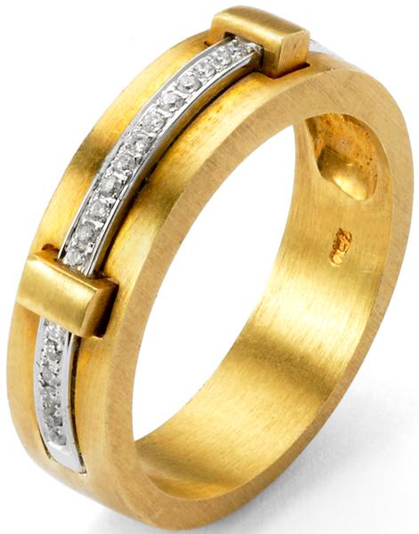 Foto joyas oro anillos diamantes - mujer