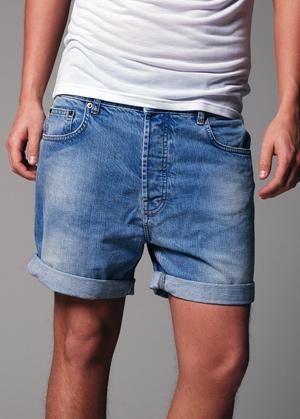 Foto Junk De Luxe Leroy Denim Shorts Used Blue 34 - Pantalones