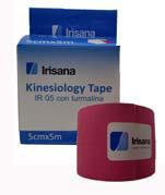 Foto Kinesiology Tape Irisana con turmalina cinta roja 5cmx5m
