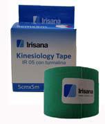 Foto Kinesiology Tape Irisana con turmalina cinta verde 5cmx5m