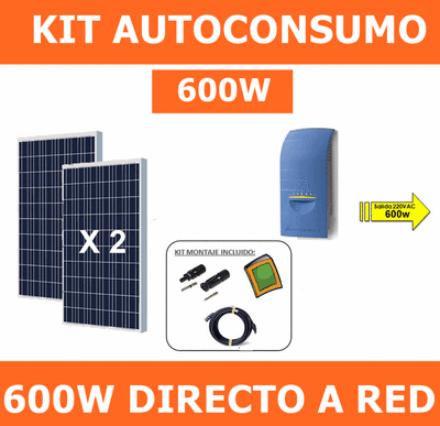 Foto Kit Solar Autoconsumo 600w