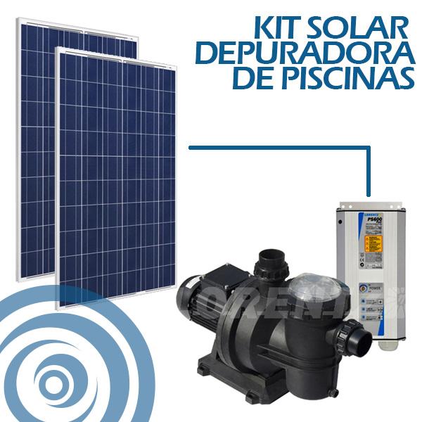 Foto Kit Solar Depuradora Piscinas