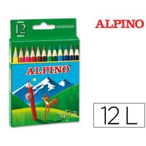 Foto Lapices de colores alpino 652 c/ de 12 colores cortos