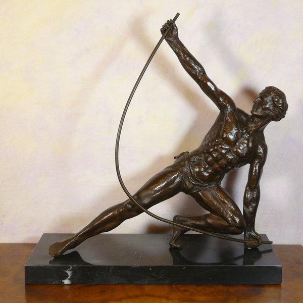 Foto Le Bendeur - Escultura de bronce Art Deco