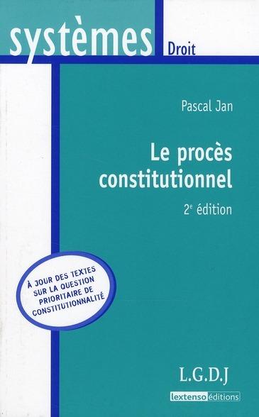 Foto Le procès constitutionnel (2e édition)
