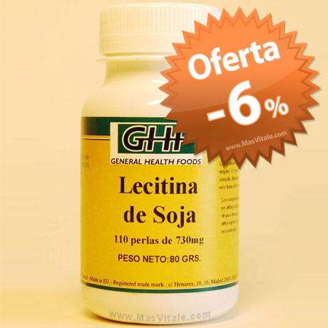 Foto Lecitina de soja 730 mg 110 perlas - ghf