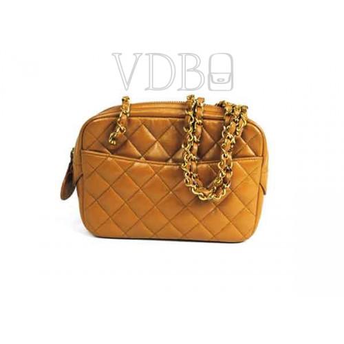 Foto Light Brown Vintage Chanel Bag