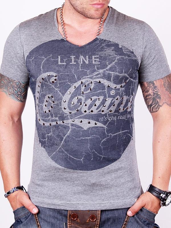 Foto Line CoCaine Camiseta - Gris - L