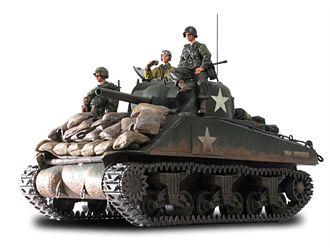 Foto M4A3 Sherman (Normandy 1944) Diecast Model Tank