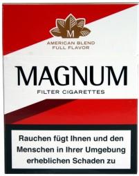 Foto Magnum rojo 22 cigarrillos