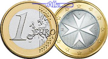 Foto Malta 1 Euro 2008