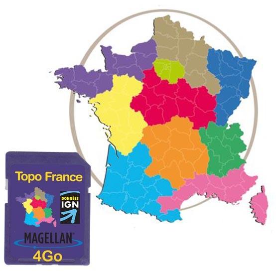 Foto mapa topográfico magellan francia entera ign mapa topografíagráfico francia entera ign