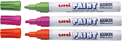 Foto Marcador Uni-Ball PX-21 Uni Paint Marker Azul claro