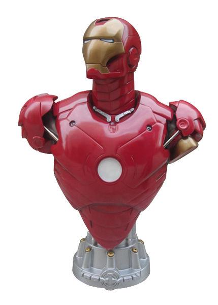 Foto Marvel Comics Busto TamañO Real Iron Man 59 Cm