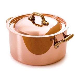 Foto Mauviel M'Heritage Stewpan With Lid Bronze Handles 16cm 35652216