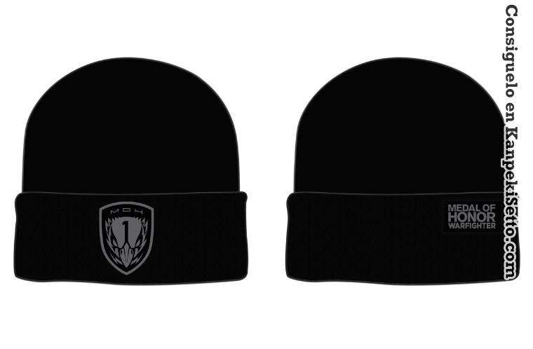 Foto Medal Of Honor Warfighter Gorro Beanie Black Patch