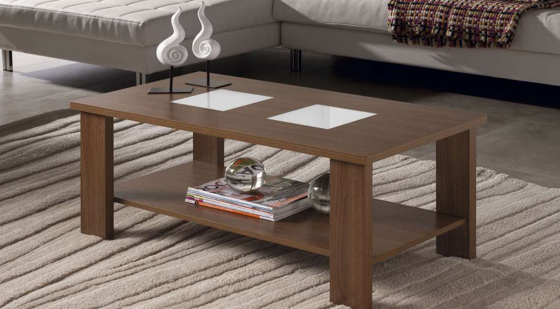Foto Mesa centro laval mesa centro rectangular 100 x 50 mpl -madera