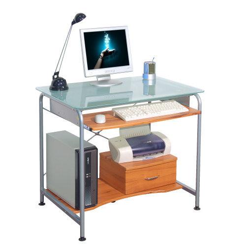 Foto Mesa de Ordenador COMPACT PRO, ahorro de espacio para tu PC, en madera