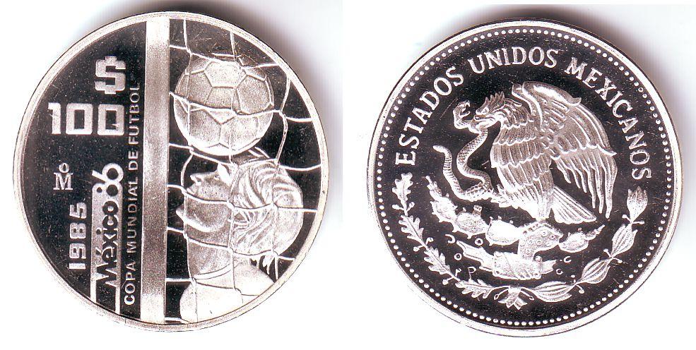 Foto Mexico 100 Pesos 1986