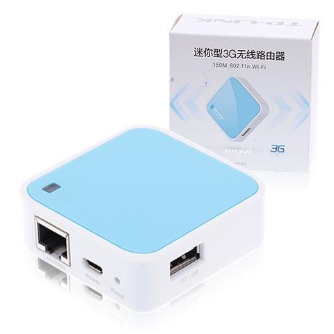 Foto mini-TP-LINK 703 N Wireless N Router 3G cambio 150m - azul