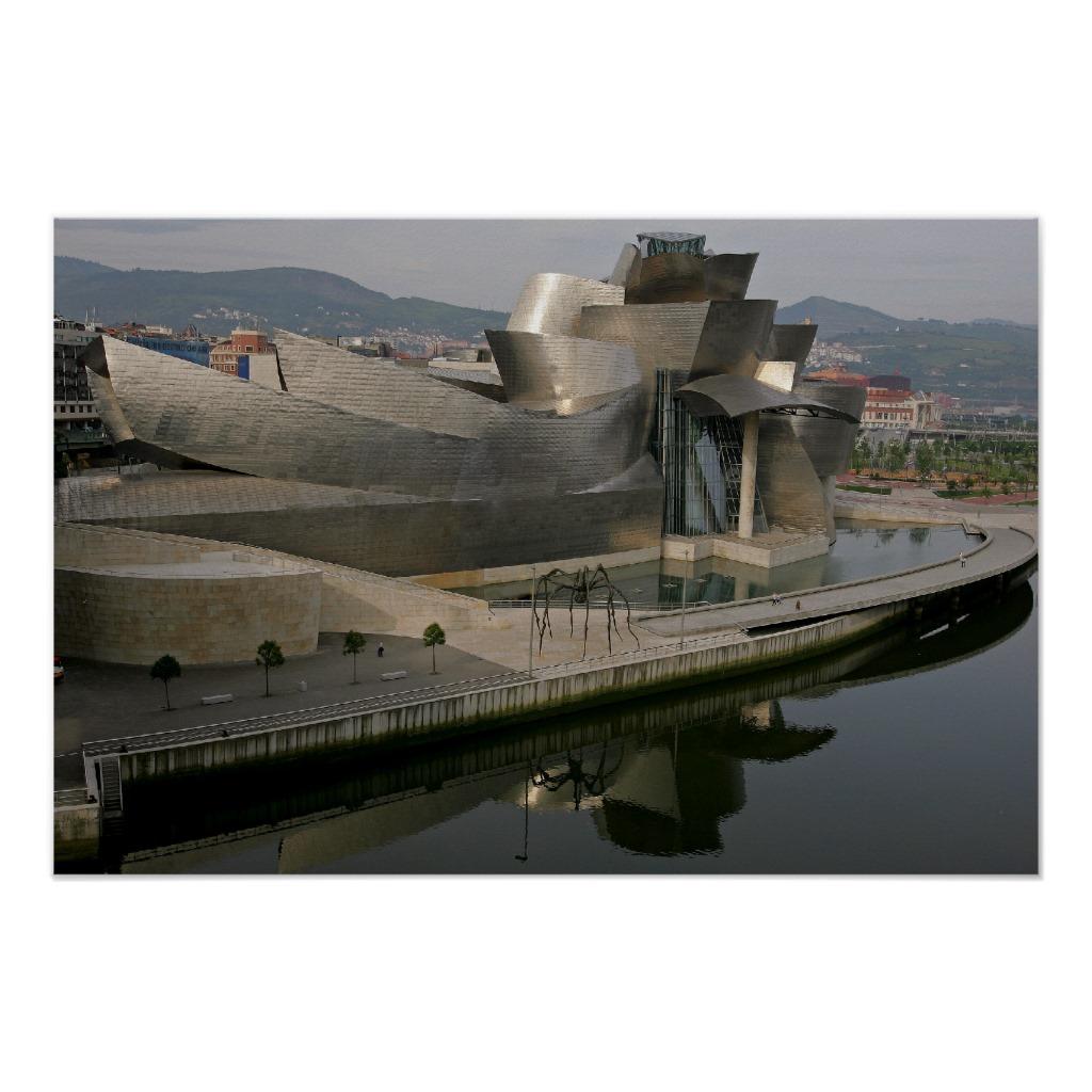 Foto Museo de Guggenheim en Bilbao, España Posters