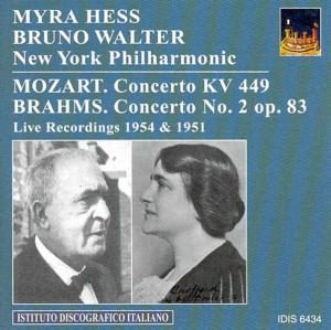 Foto Myra Hess: Myra Hess & Bruno Walter spielen Mozart und Bach CD