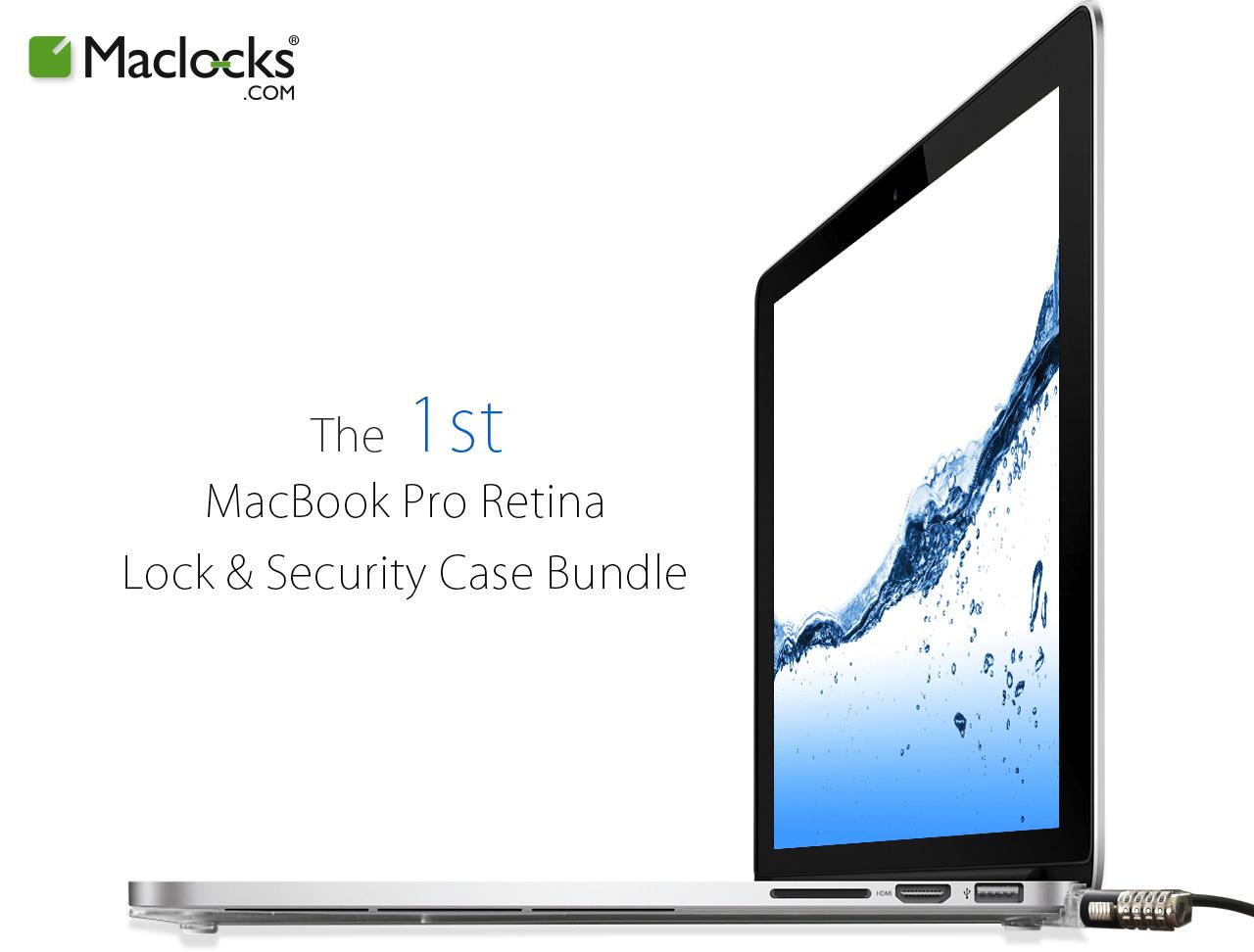 Foto New MacBook Pro Lock 15'' - Four Dial Combo Lock Security Clear...
