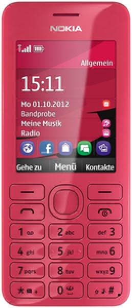 Foto Nokia 206 dual-SIM (fucsia)
