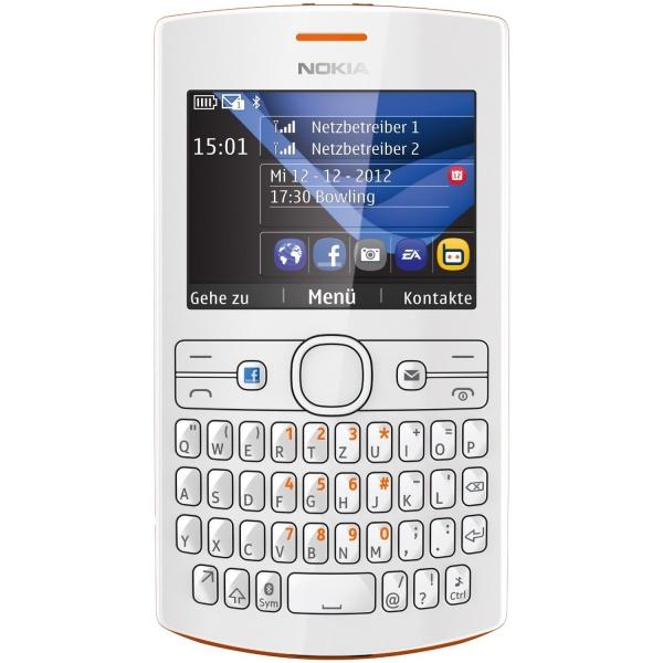 Foto Nokia Asha 205 (orange/blanco)