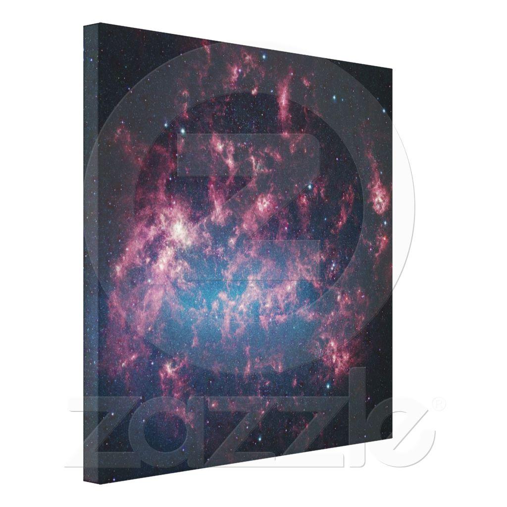 Foto Nube de Magellanic grande - galaxia y estrellas Impresión En Lona