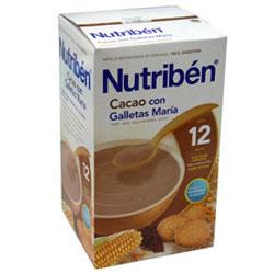 Foto Nutriben papilla cacao con galletas maria 600 g