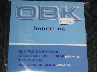 Foto Obk · Sonorama · Cd Single Carton 4 Temas