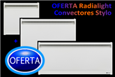 Foto Oferta 3 Convectores 500, 1000 y 1500 Stylo Radialight