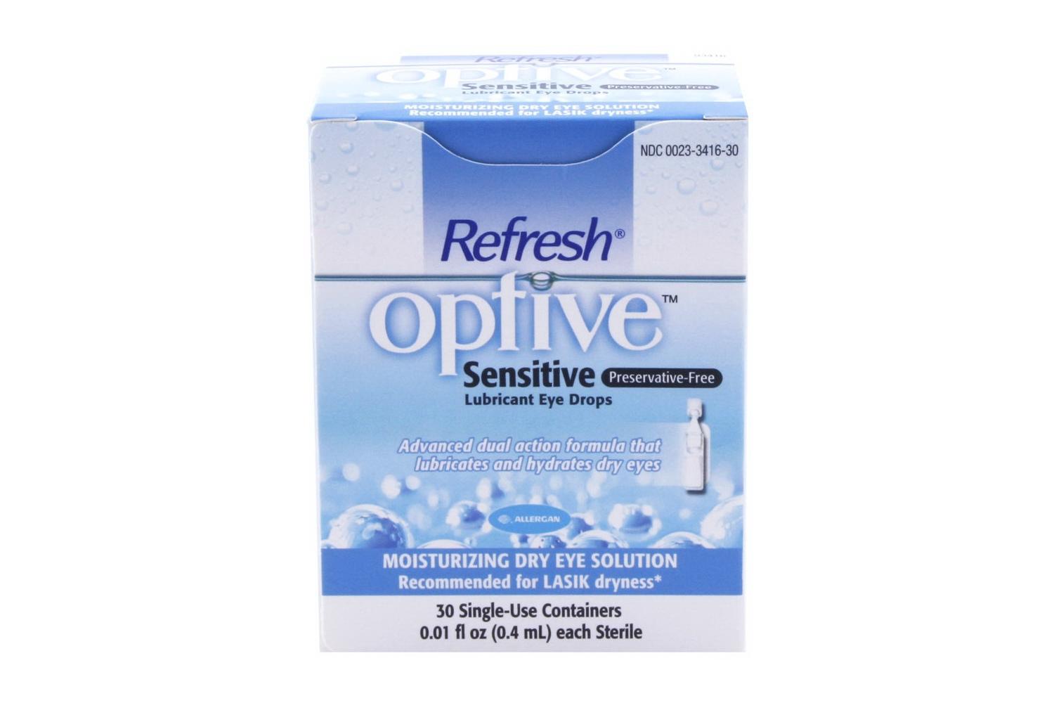 Foto Optive Sensitive Preservative-Free Eye Drops (30 count)