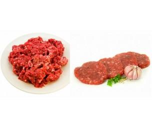 Foto Pack mixto 10kg hamburguesa y carne picada ternera ecológica.