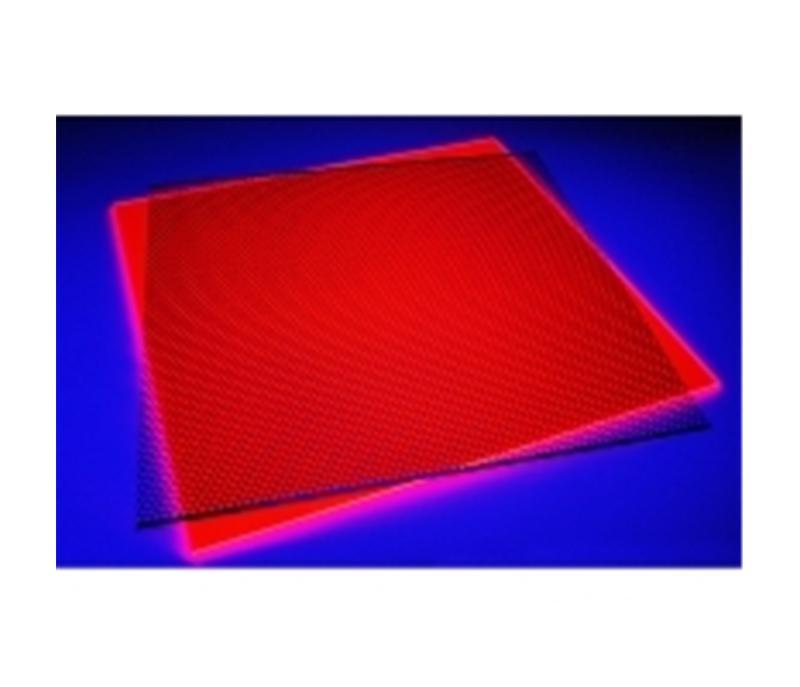 Foto Panel Acrilico Transparente 500x500mm - Rojo UV