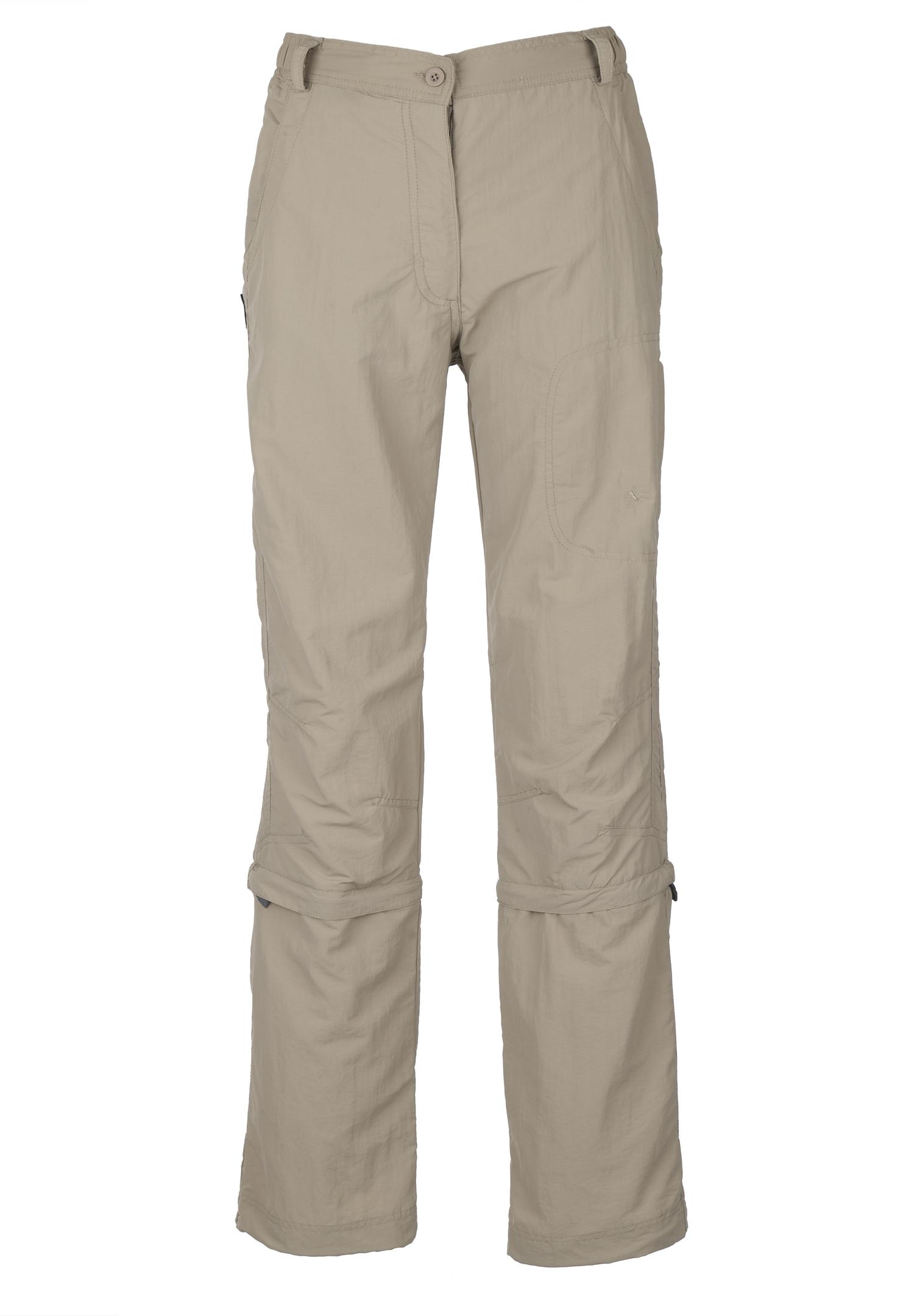 Foto Pantalones desmontables axant Pro Zip-Off 2in1 beige para mujer , xl