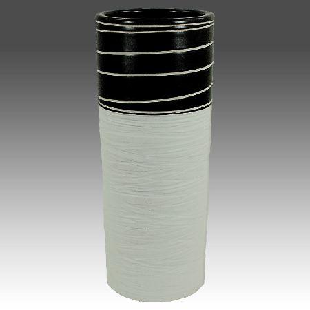Foto Paragüero de ceramica: Paraguero 57cm -Blanco & negro Japón