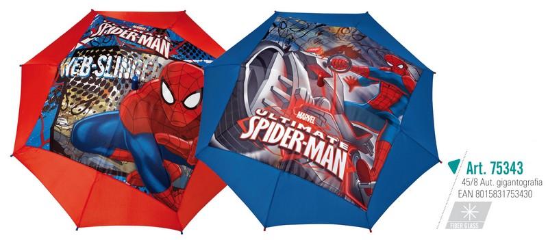 Foto Paraguas infantil Spider-Man automático