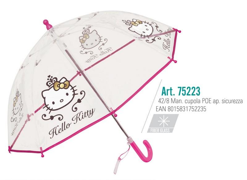 Foto Paraguas infantil transparente Hello Kitty