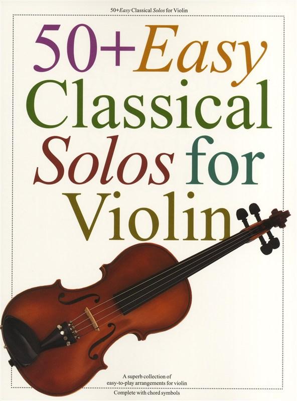 Foto Partituras 50 + easy classical solos for violin de VARIOS